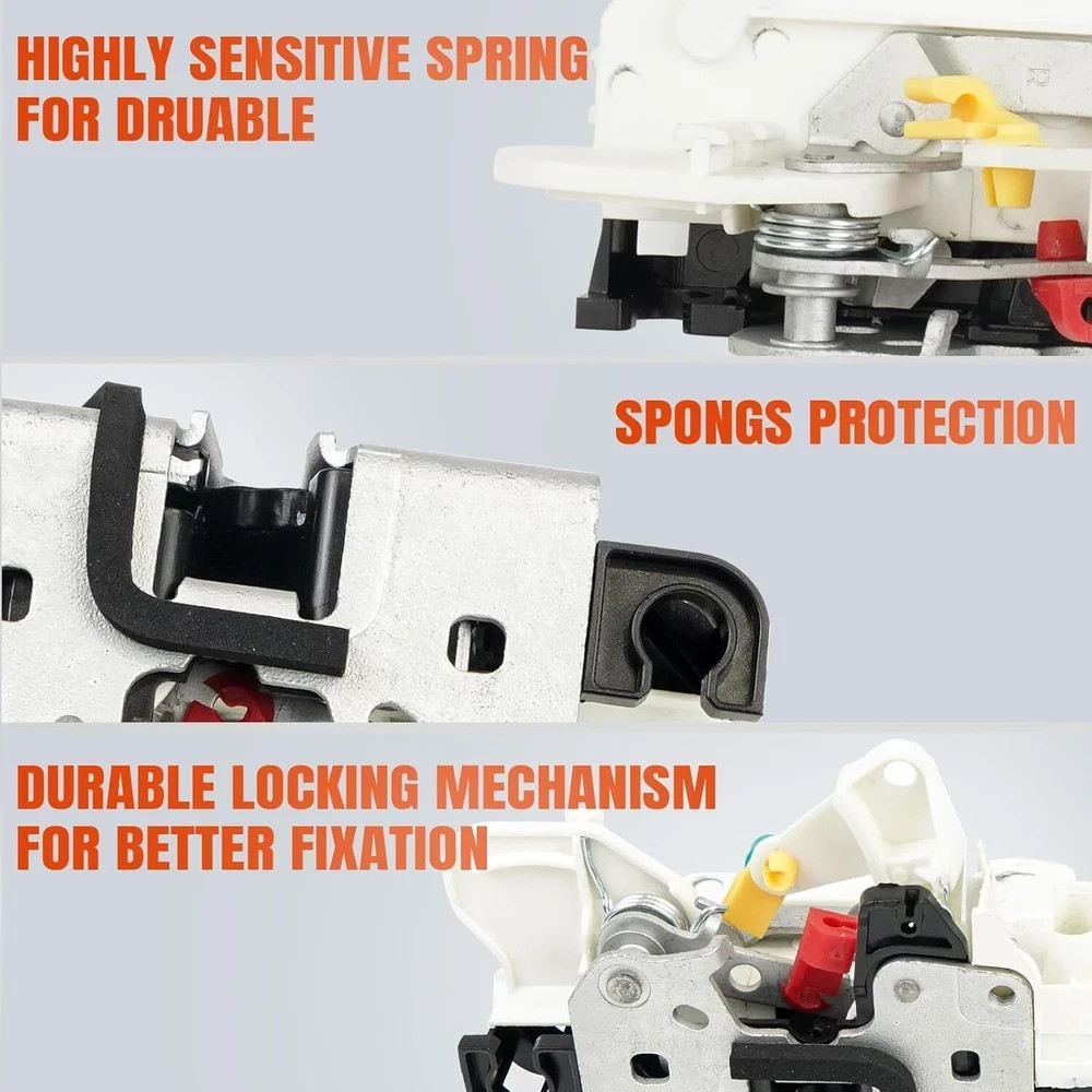BHB Rear Tailgate Door Latch with Power Locks Compatible with Jeep Wrangler
