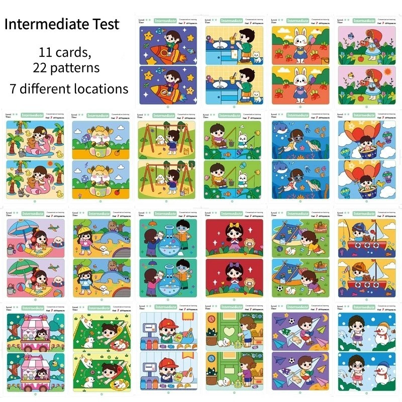Educational Fault Finding Game Reusable Wiping Paper for Focus Attention Trainin
