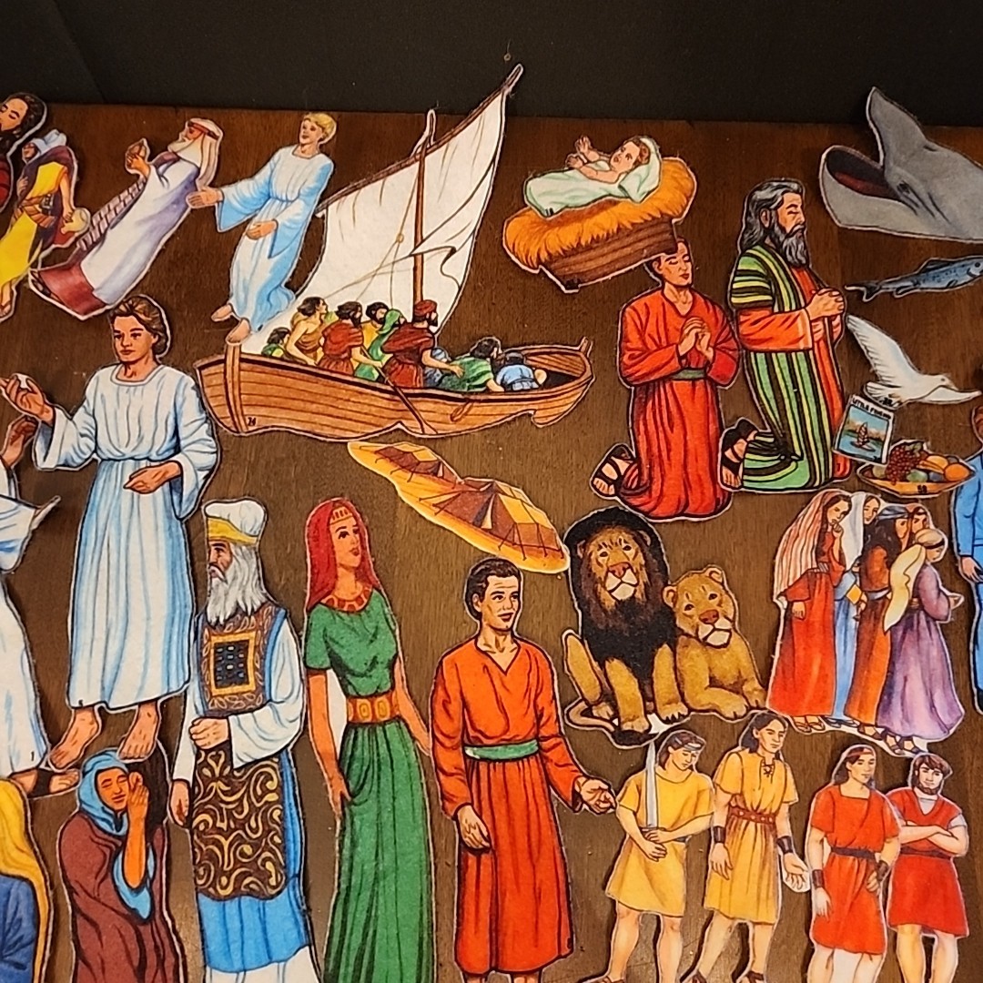 Book Of Mormon Bible Felt Flannel Board Book Stories Pieces Lot Lds Fhe Primary