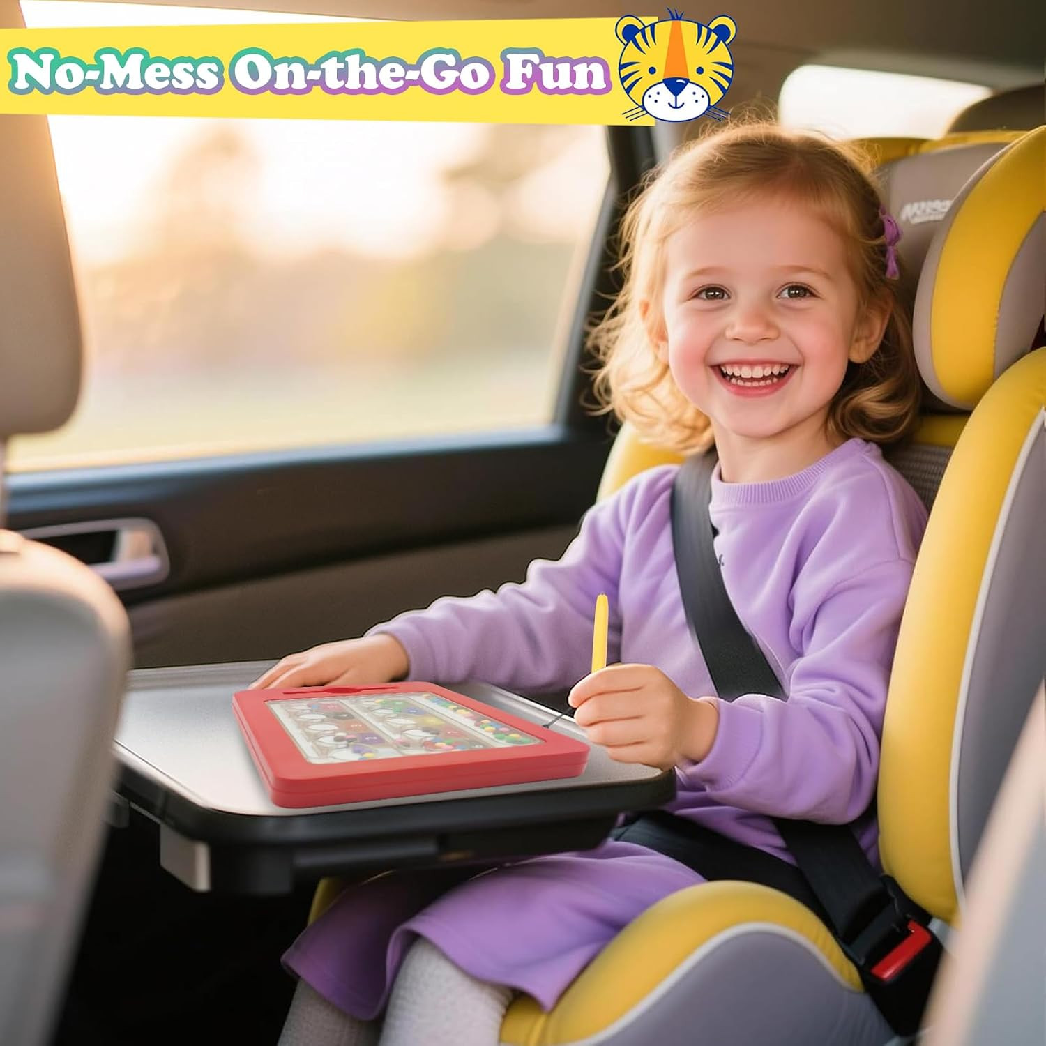 2 in 1 Double-Sided Magnetic Drawing Board for Kids, Magnetic Color Number