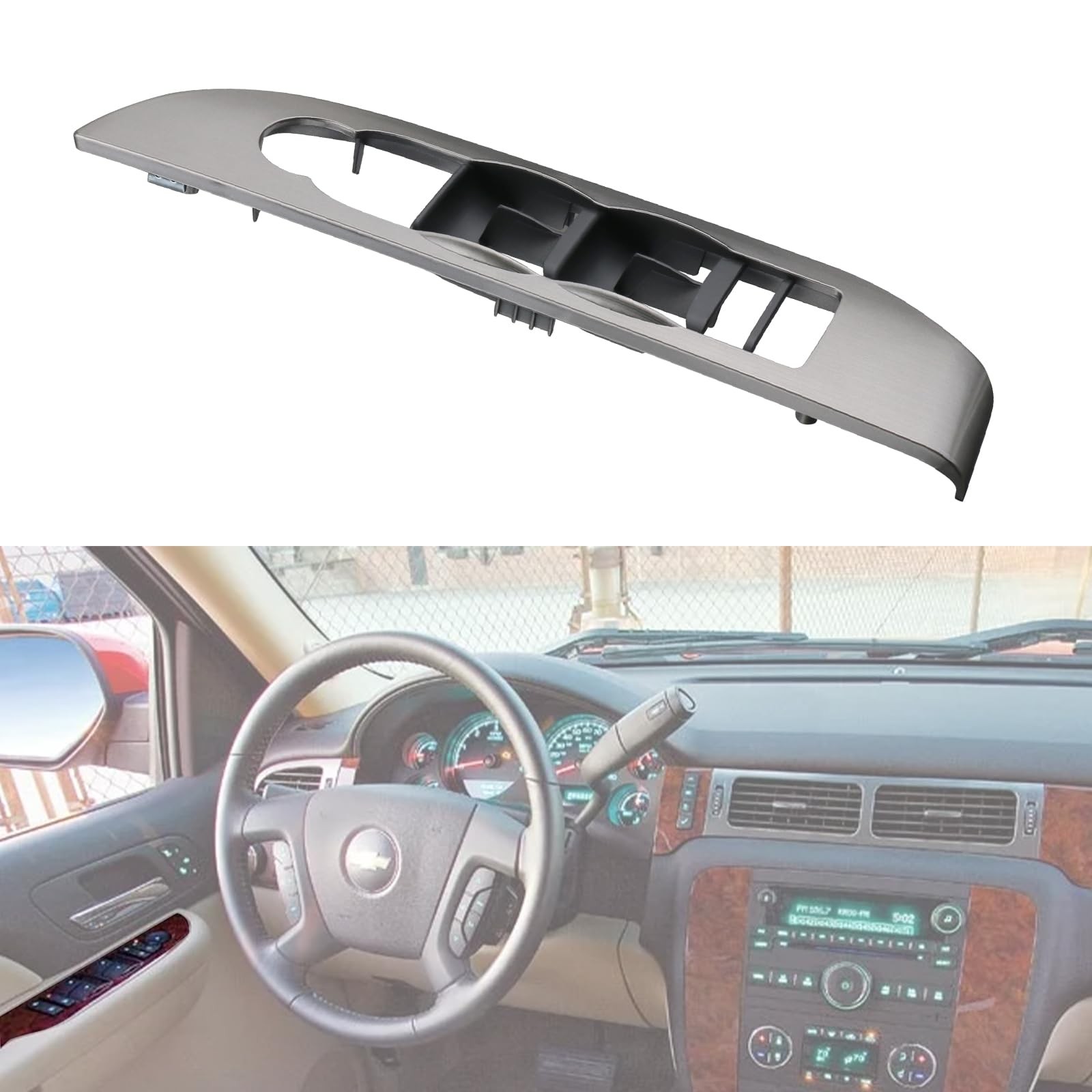 omoZone Window Switch Bezel Cover Front Left Driver Side Door Switch Panel Tr…