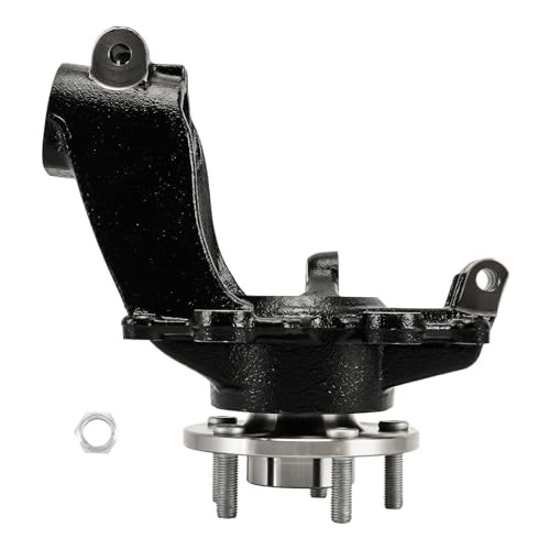 Front Steering Knuckle & Wheel Bearing Hub Assembly Compatible with Ford