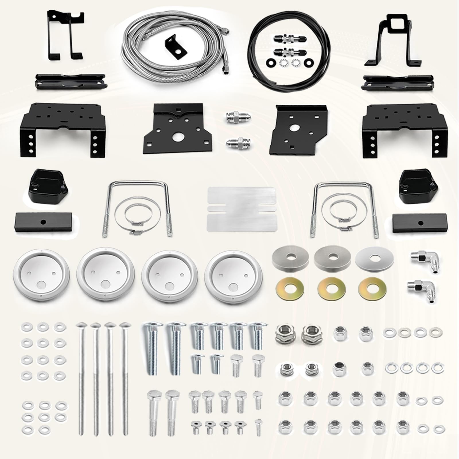 MILLISEC Rear Air Spring Bags Suspension Kit for 2011-2016 Ford F-250 and F-3…