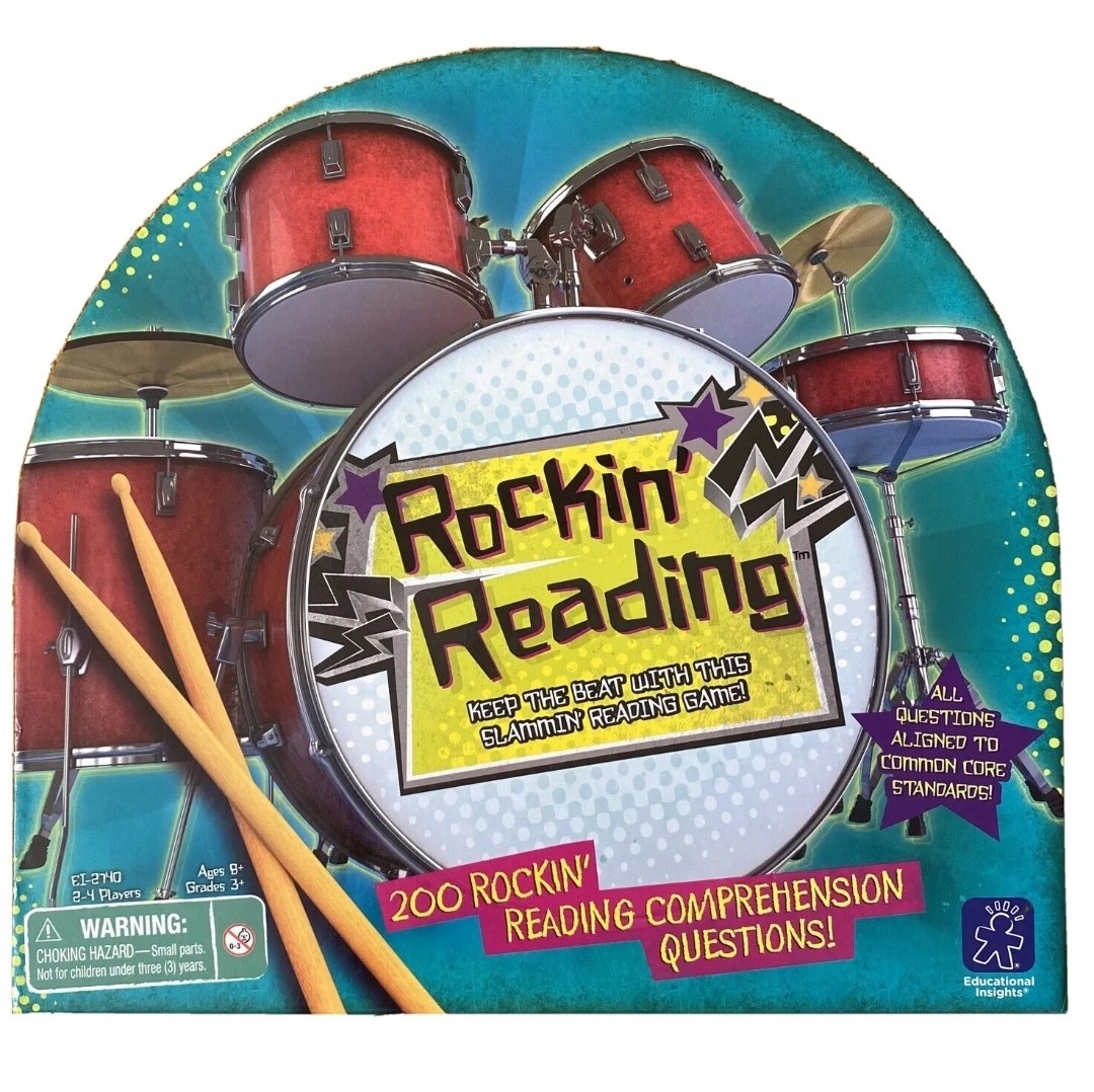 Educational Insights Rockin’ Reading Board Game Grades 3 Plus Homeschool