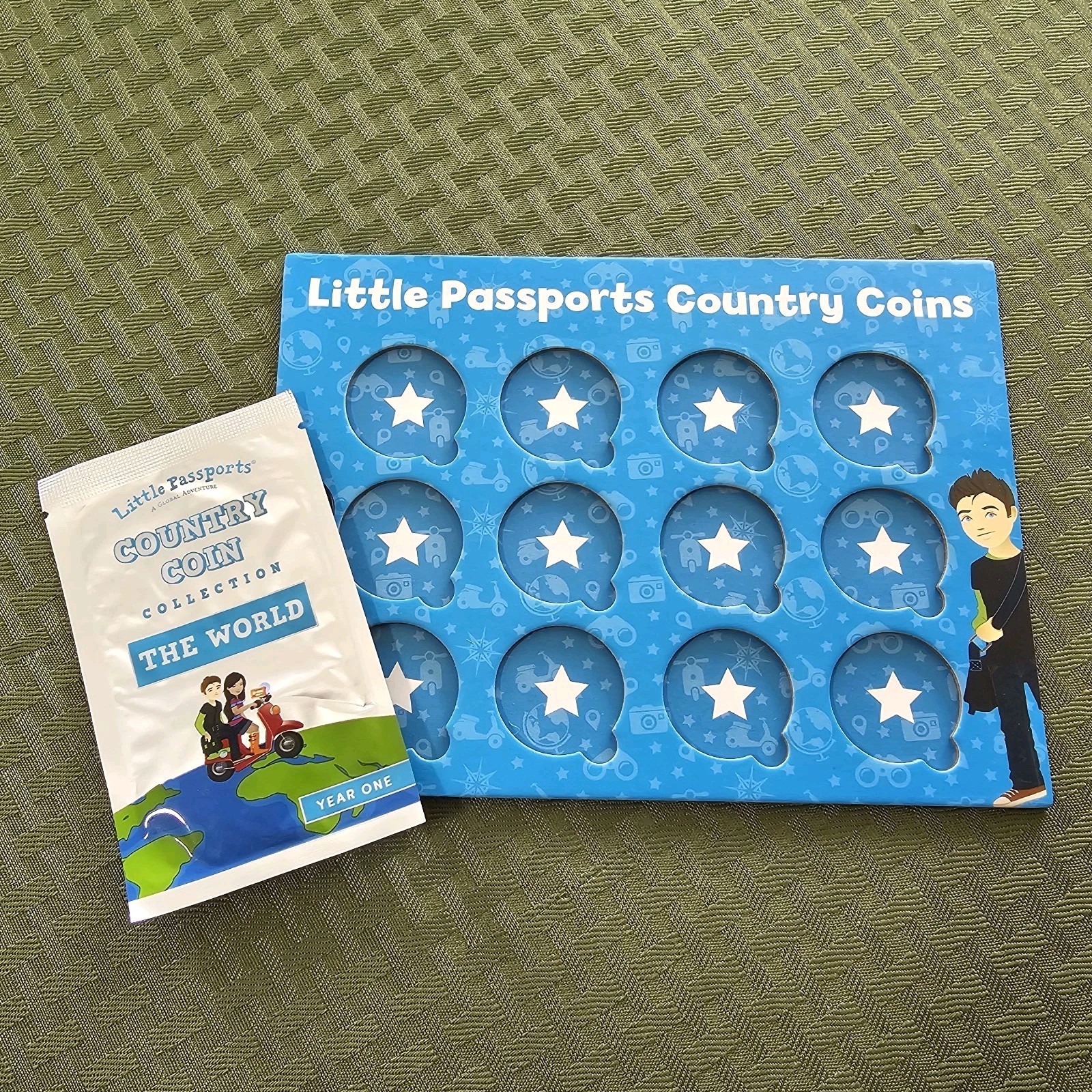 LITTLE PASSPORTS A Global Adventure My World Edition Country Coin Board Only