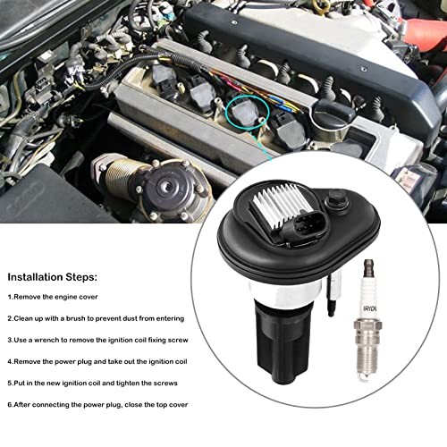 Set of 5 Ignition Coil Packs and Spark Plugs Fits for Chevy Colorado GMC Canyon