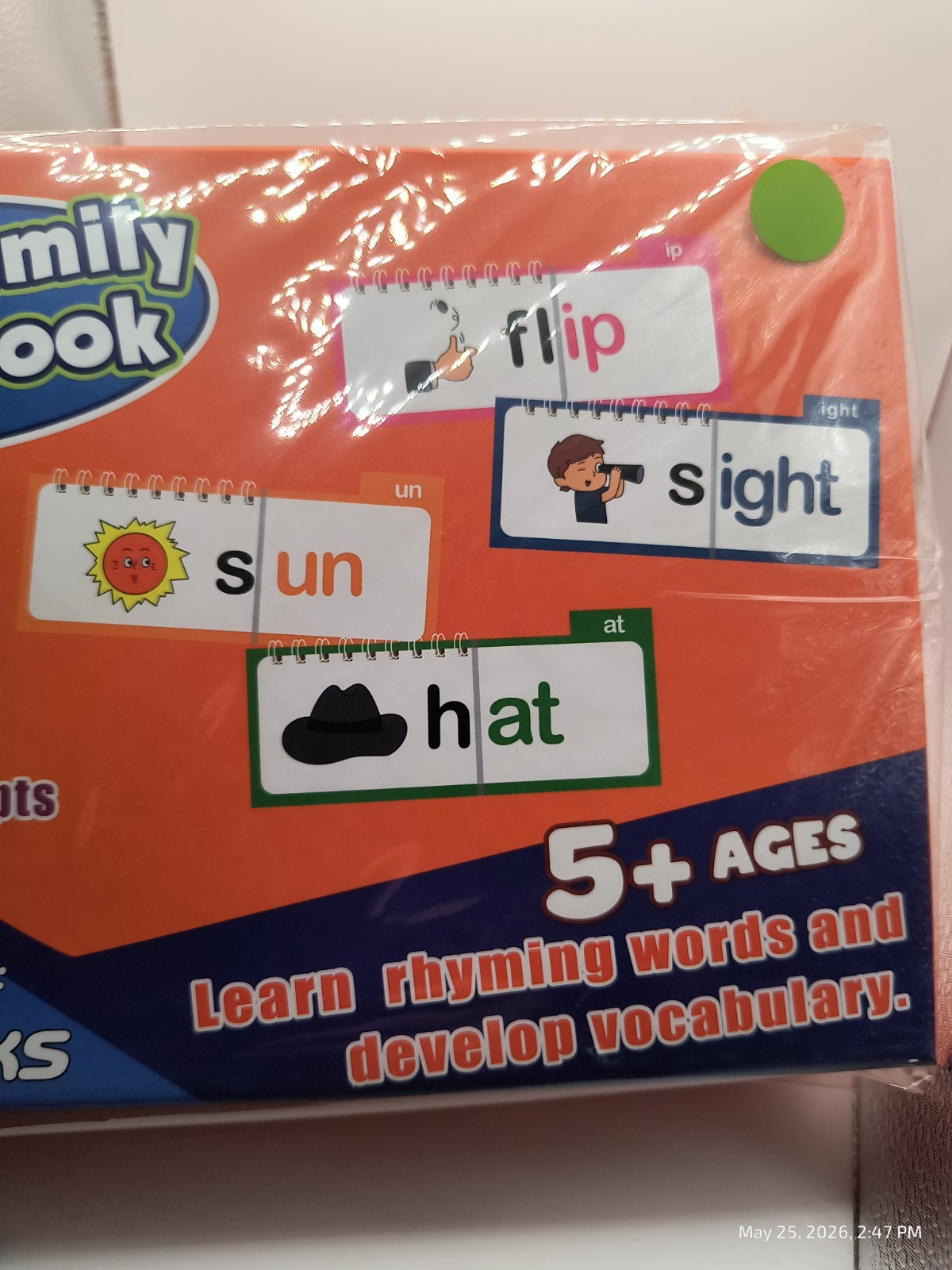 New! Word Family Build Book 30 Books Ages 5+ Rhyming Words Vocabulary & Spelling