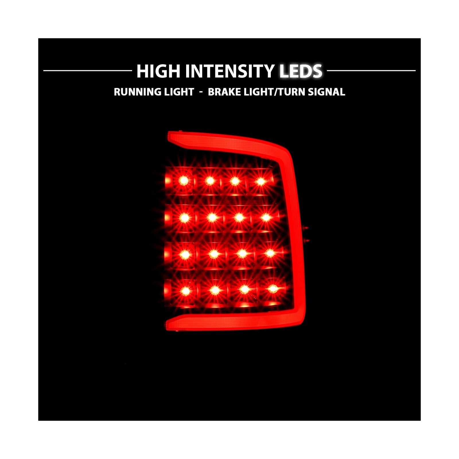 AmeriLite for 2009-2022 Dodge Ram 1500/10-22 Ram 2500 3500 Pickup C-Type LED …