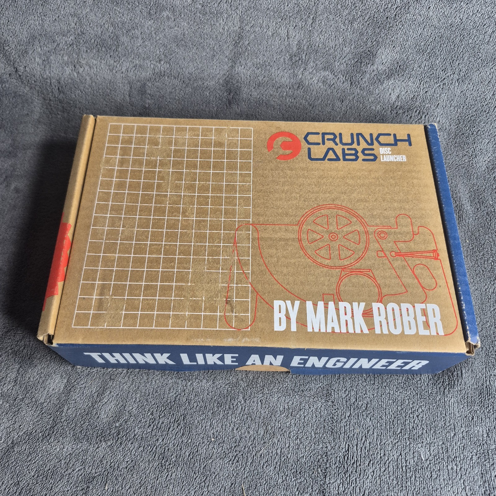 Crunch Labs By Mark Rober, S.T.E.M. Build Box Disc Launcher New in open box