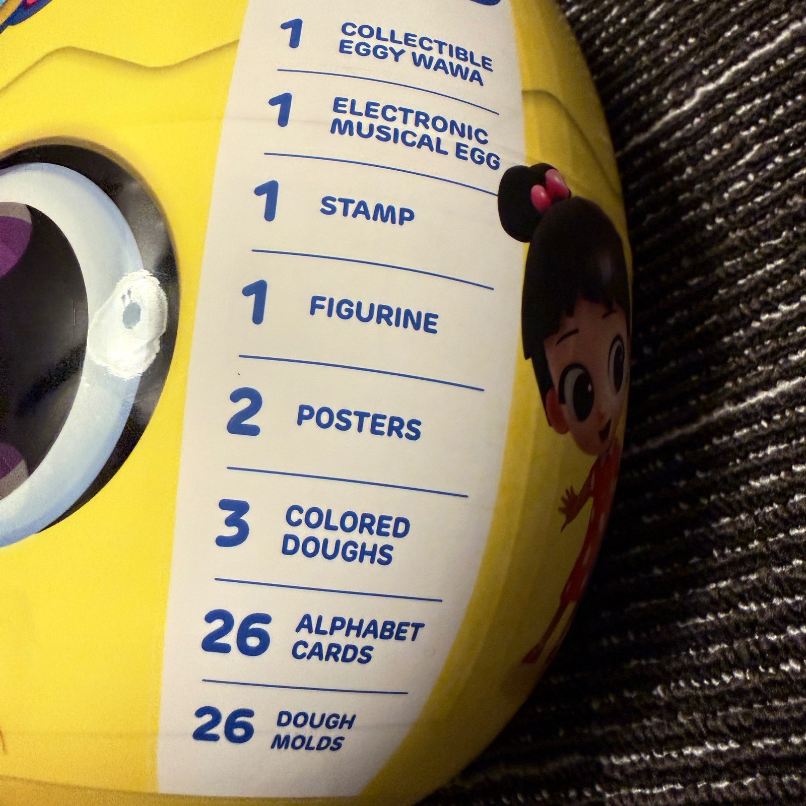 Zuru Eggy Wawa Learn at School Kids Preschool Toy Yellow NEW 61 Surprises 15103