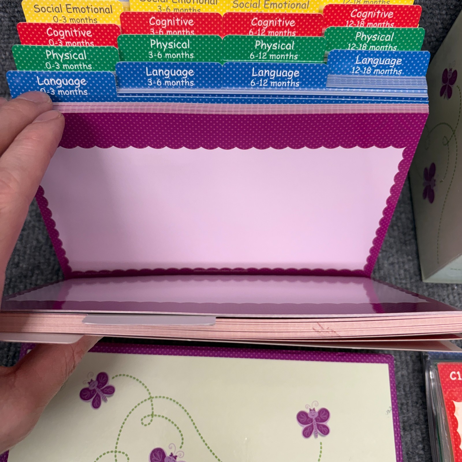 Frog Street Infant Photo Activity Cards Set 0-18 Months Home School Curriculum