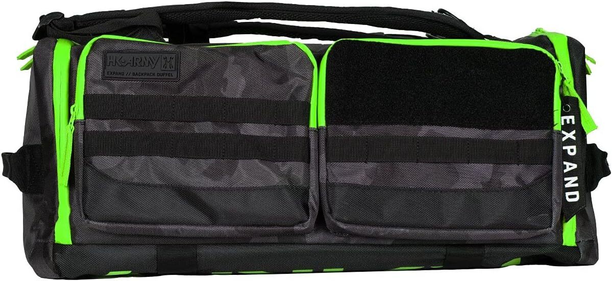HK Army Expand Backpack Paintball Gearbag – Shroud Black/Green
