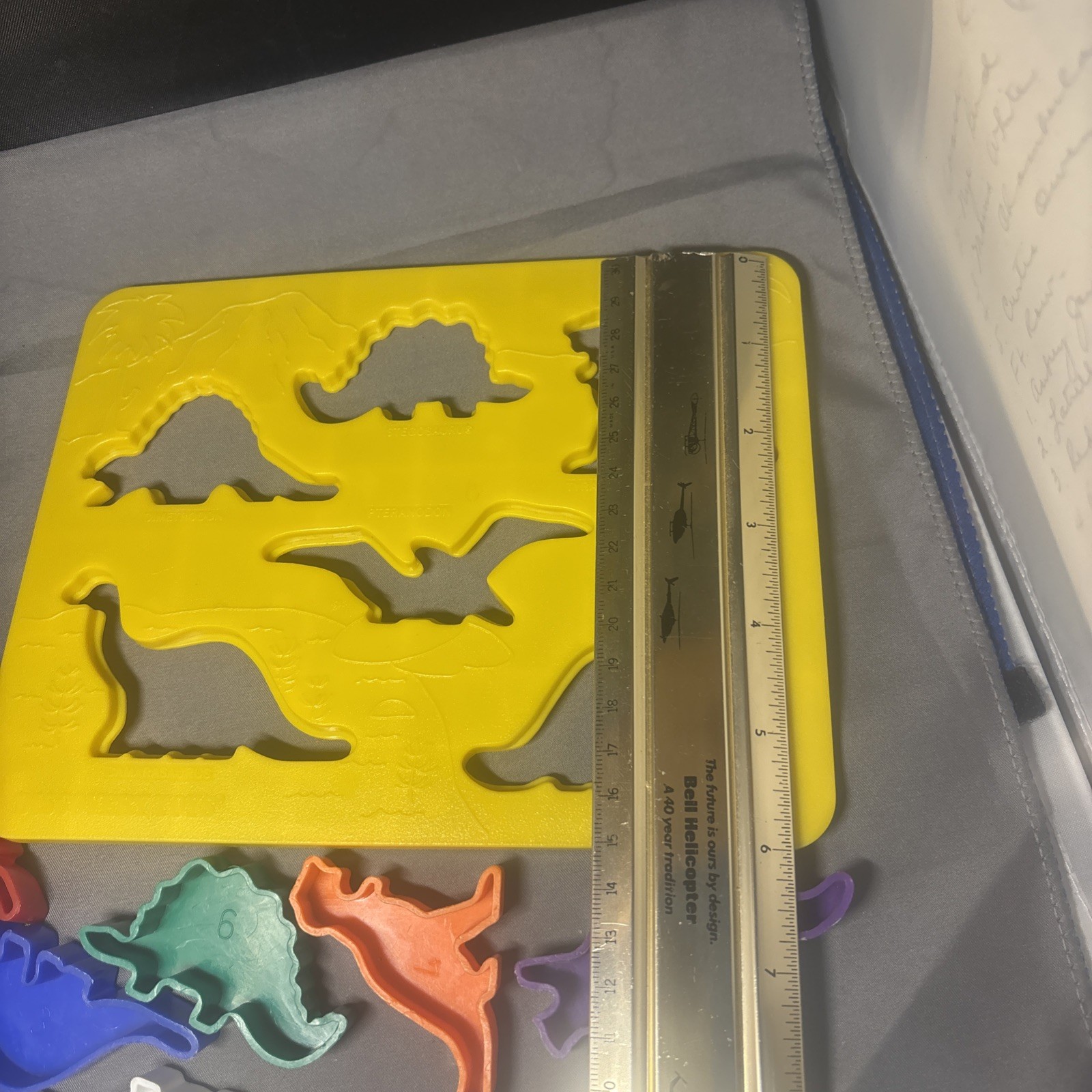 Vintage Place & Trace Puzzle Stencil Set Discovery Toys Car Dinosaur Animal Play