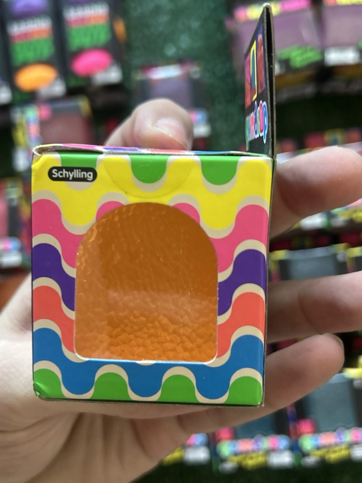 Schylling Authentic Nee Doh Gumdrop Super Solid Squish Needoh W/ Reciept ORANGE