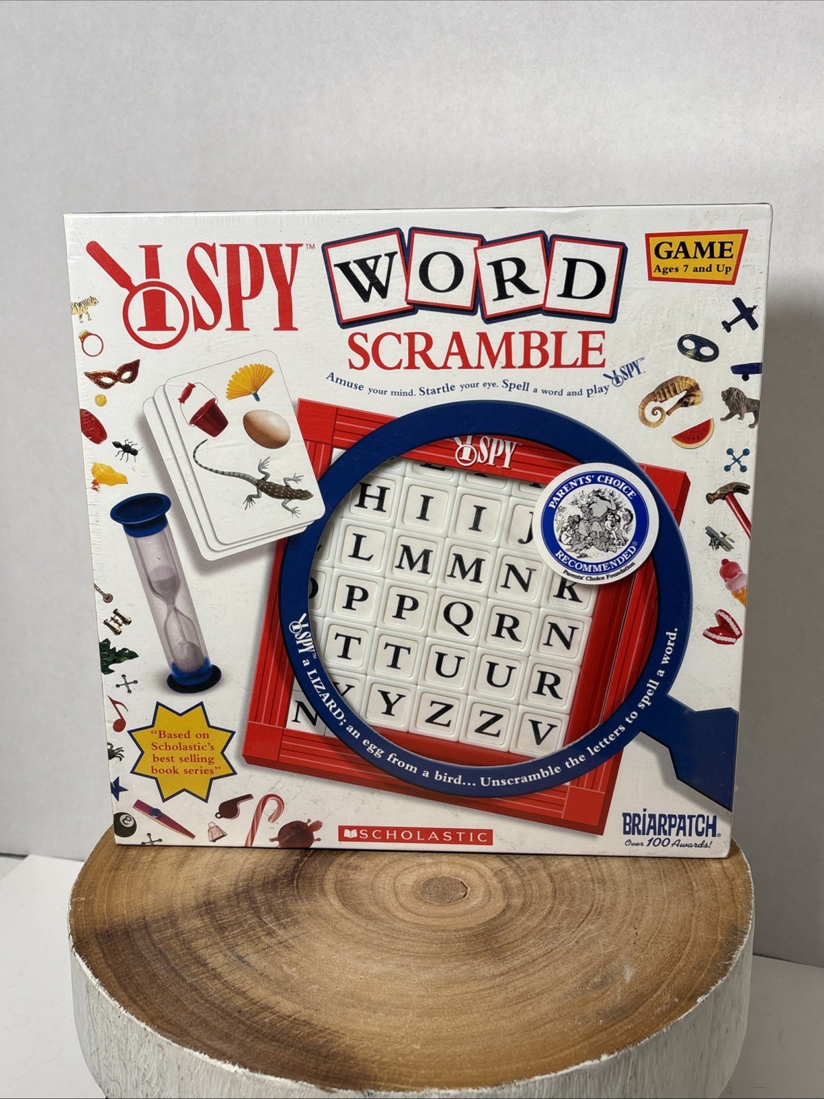 NEW Scholastic I SPY WORD SCRAMBLE – Age 7+ Educational Game Board Brand New