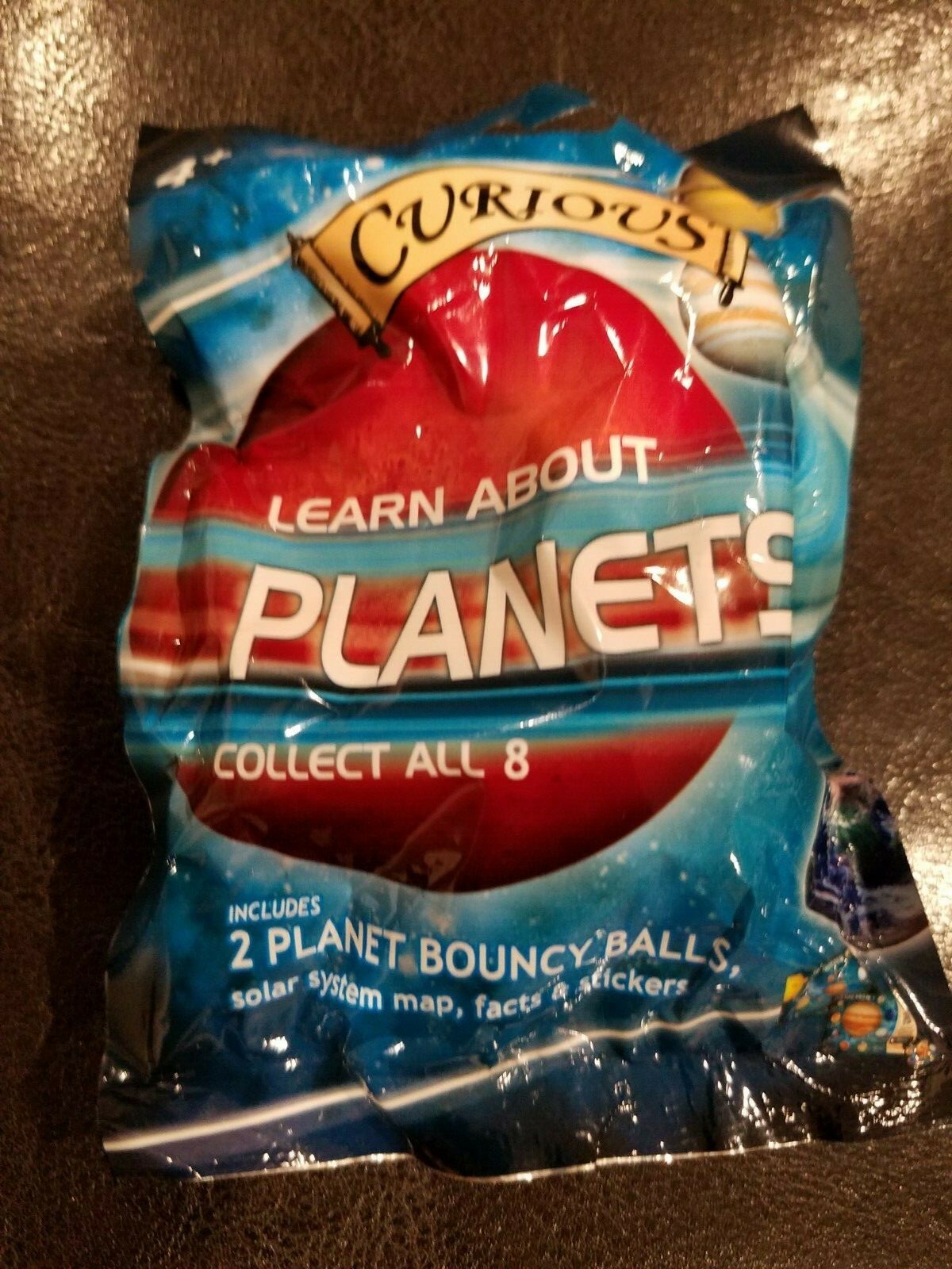Curious Learn About Planets Bouncy Balls 1 Package Random Contains 2 Planets