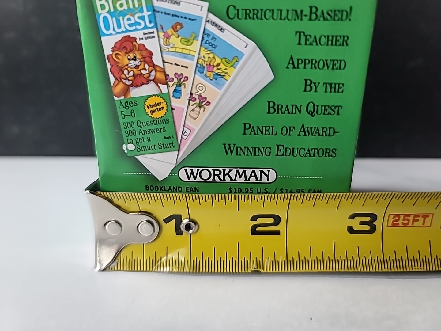Brain Quest Ages 5-6 Kindergarten Set of Cards 300 Questions Answers 3rd Edition
