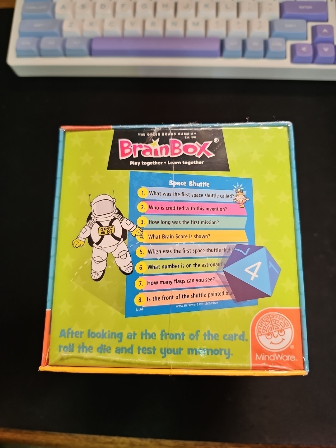 **New** MindWare Brain Box “Inventions” Educational Card Game