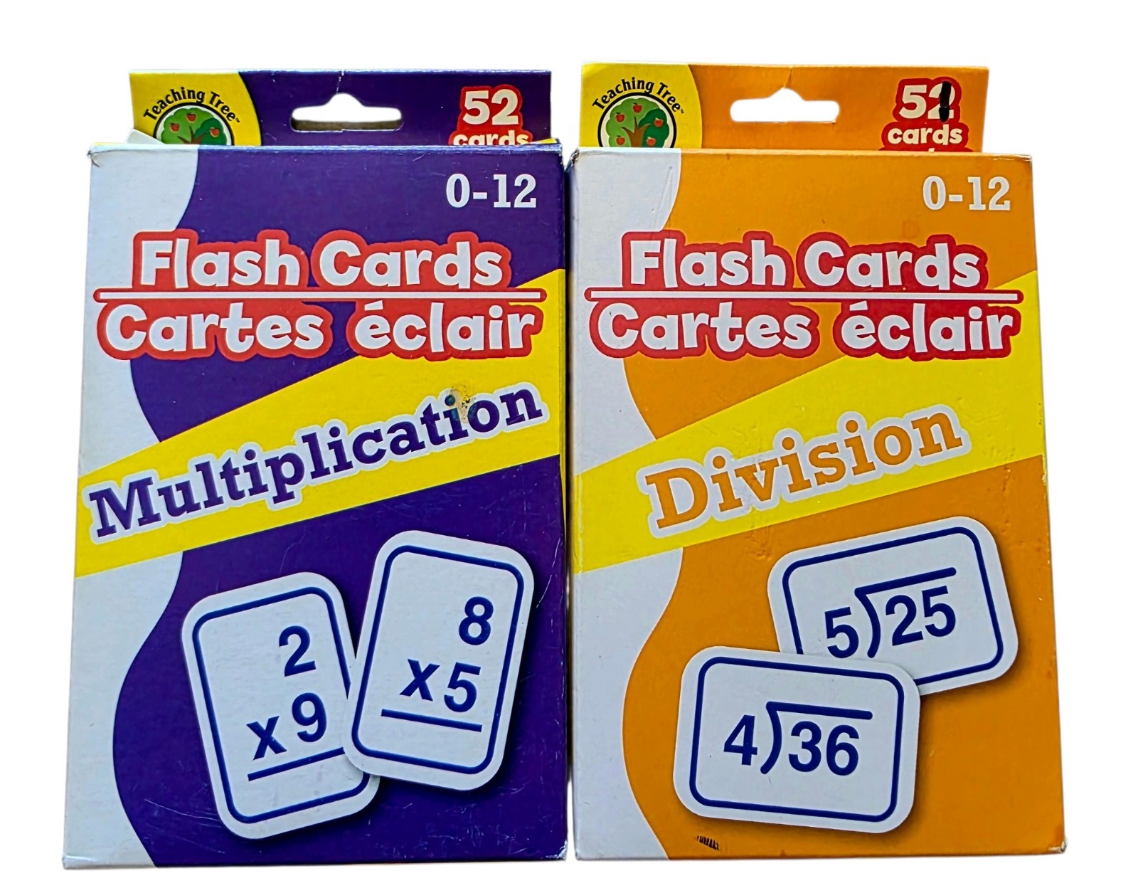 3 Sets of Flash Cards for Kids and Sharpies With Cases School Learning Supplies