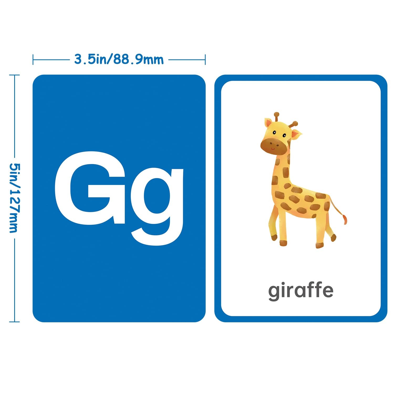 Flash Cards for Toddlers 1-3 Alphabet ABC Flash Cards,Letter Number Animal Shape