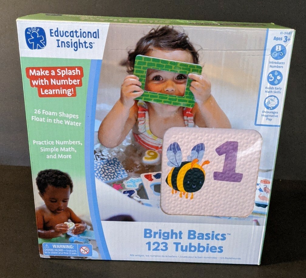 Educational Insights: Bright Basics 123 Tubbies (Ages 3+) “Make A Splash w/#’s.”