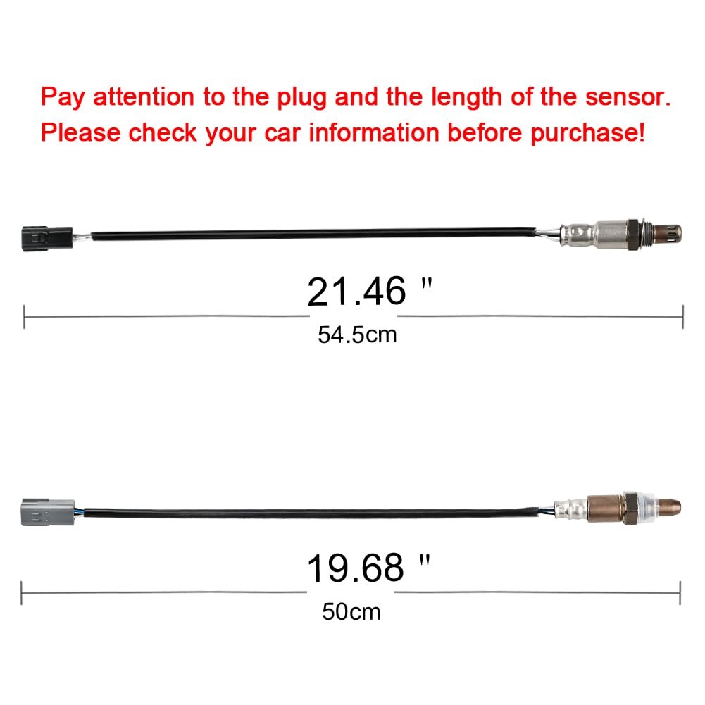 JDMON 2PCS O2 Oxygen Sensor Upstream & Downstream Replacement for Nissan Altima