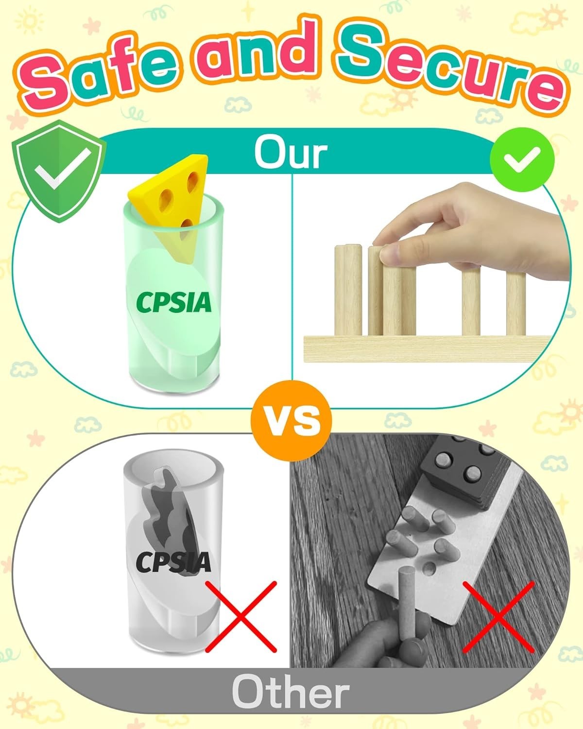Montessori Toys for 1 2 3 Year Old Boys Girls Gifts, Wooden Shape Sorter Toys fo