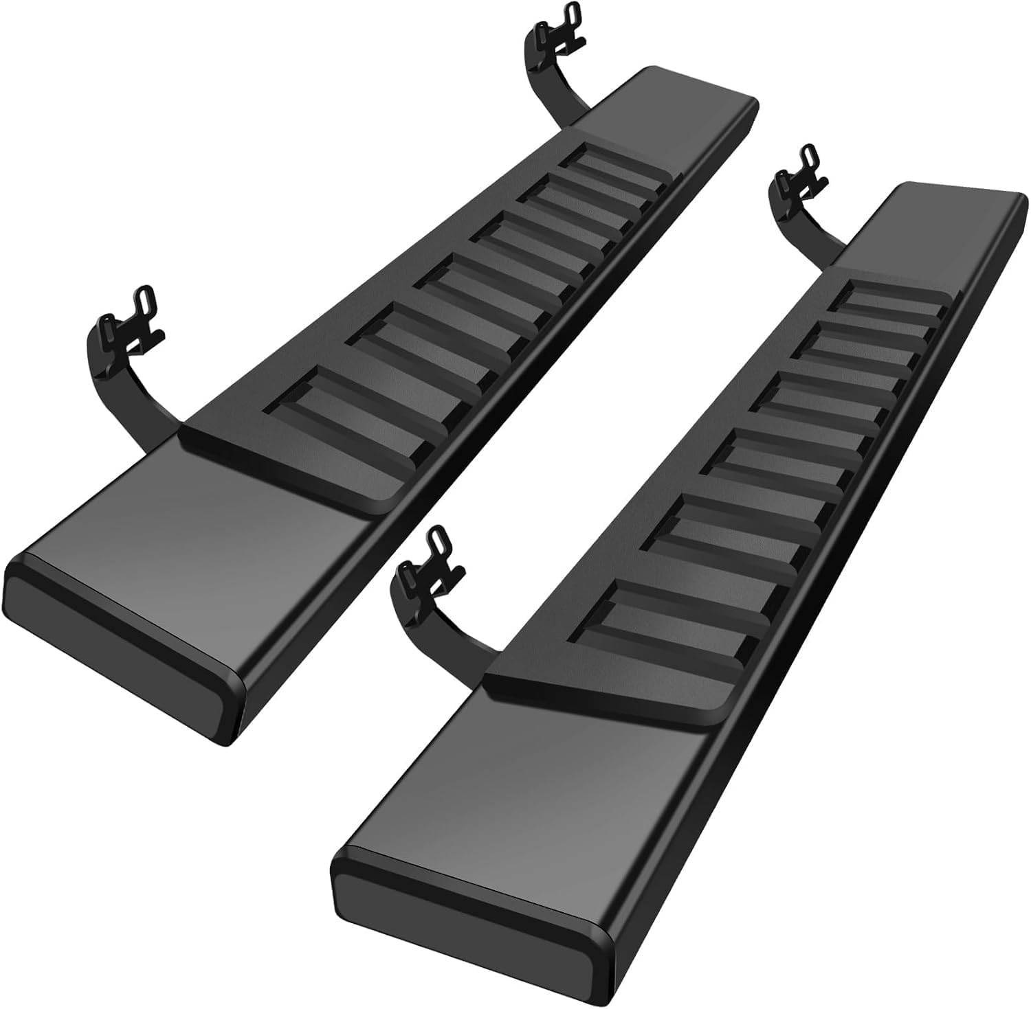 04-14 Ford F150 Standard Regular Cab 6″ Running Boards Pair Chrome w/ Brackets