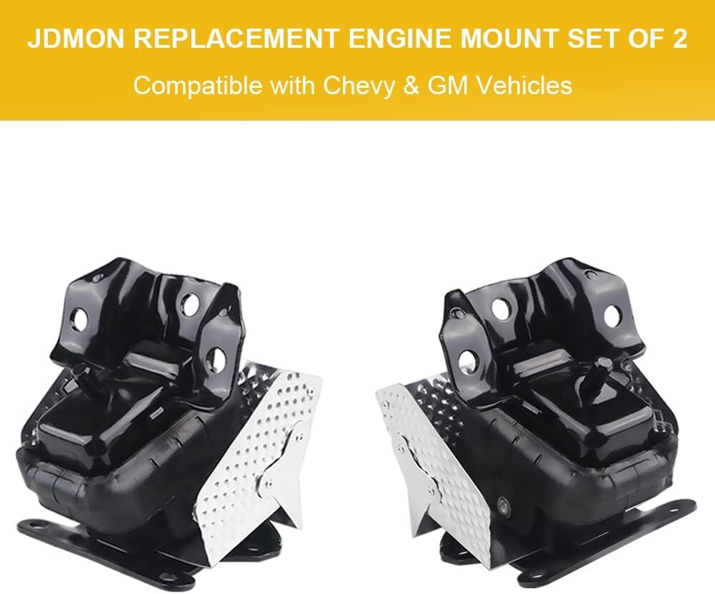 JDMON Compatible with Engine Motor Mount with Heat Shield Cadillac GMC Chevy
