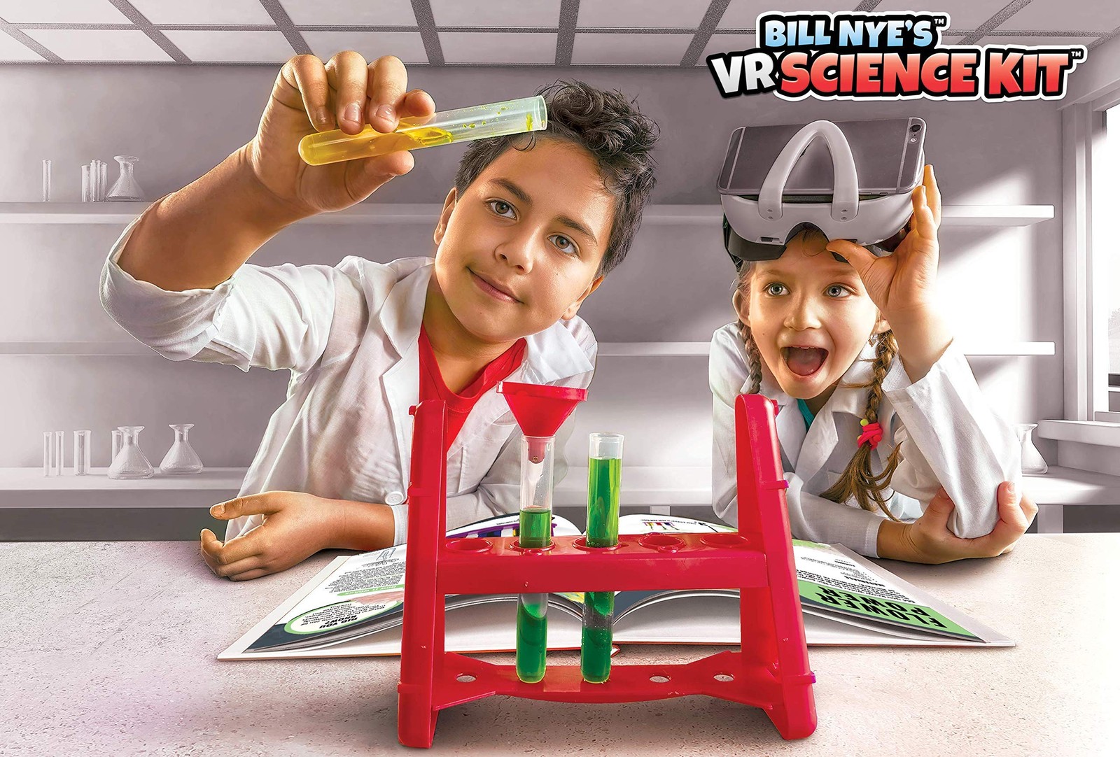 Abacus Brands Bill Nye’s VR Science Kit – Virtual 11 inches x 16 inches, Blue