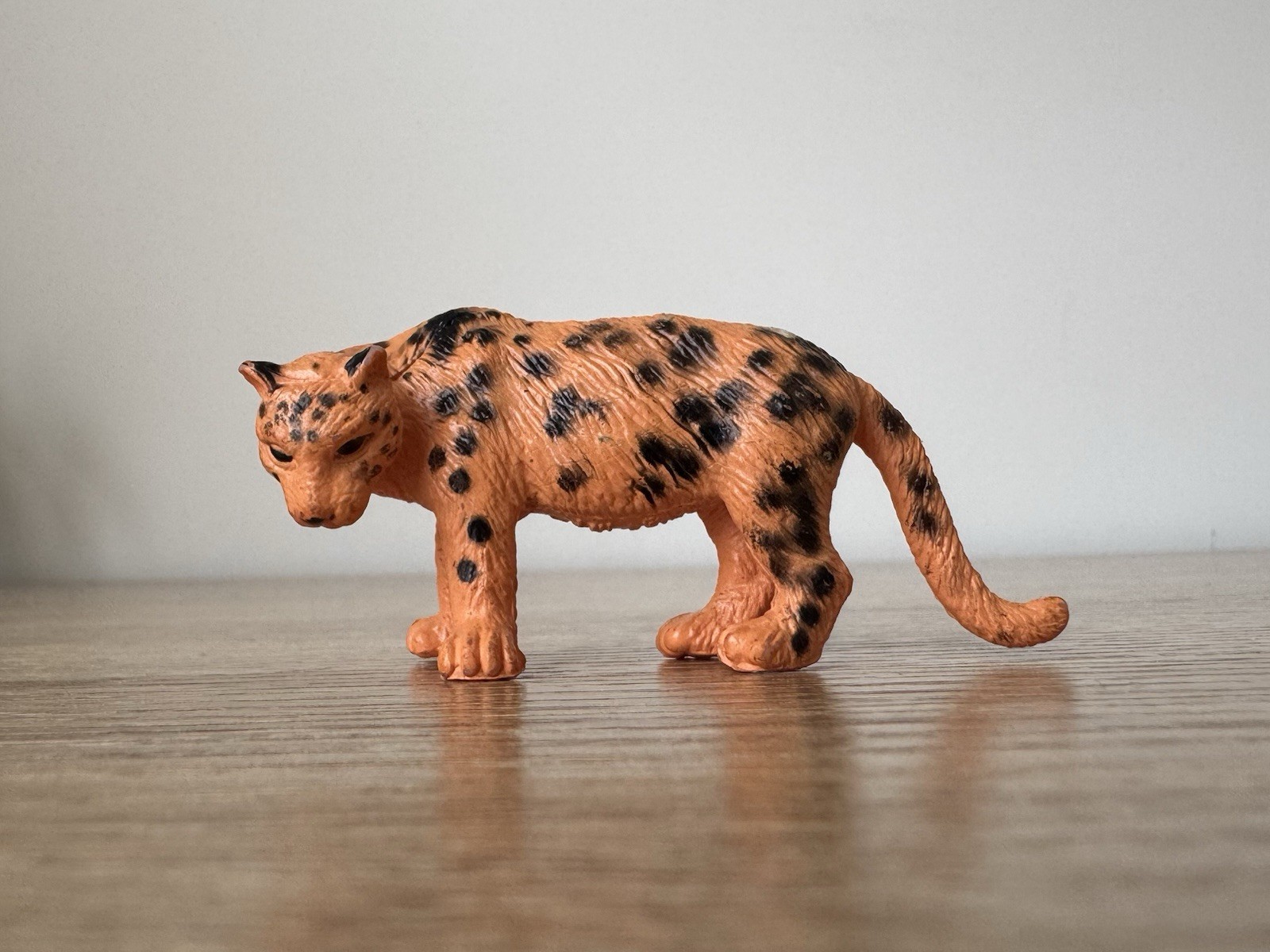 Jaguar Plastic Figure Wild Safari Animal K&M 3.5cm Tall Replacement Toy