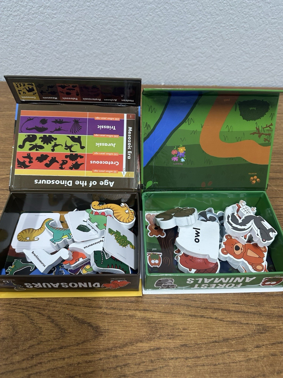 Educational Blocks Playset 6 Sets Blocks Matching Scenes Used For Speech Therapy