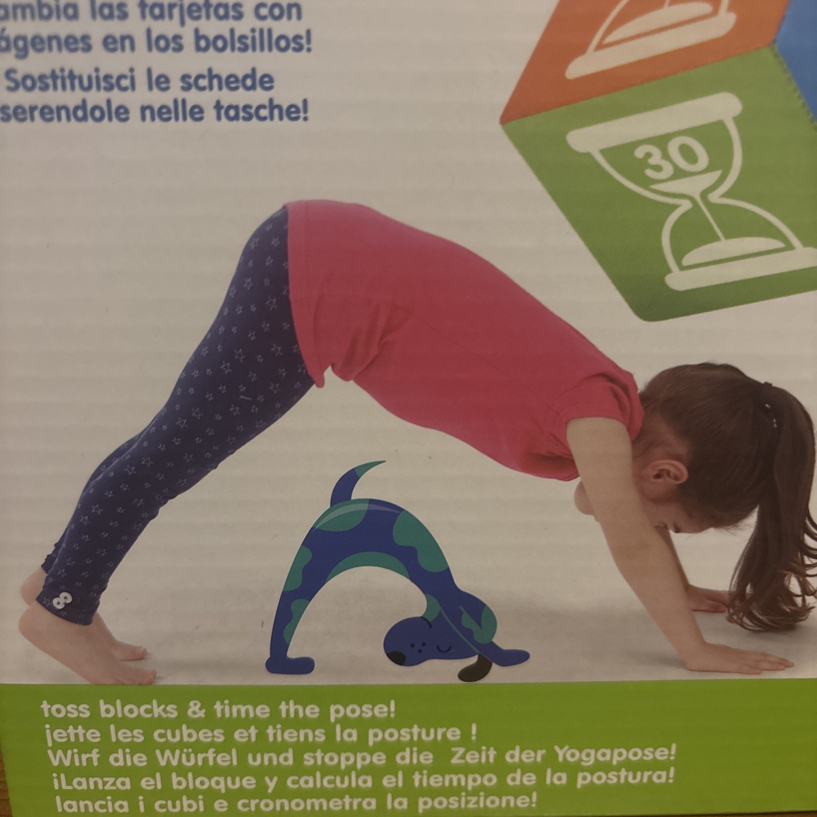 ALEX Yoga Activity Blocks Ages 3+ 29pc Throw Pose Time Preschool Game