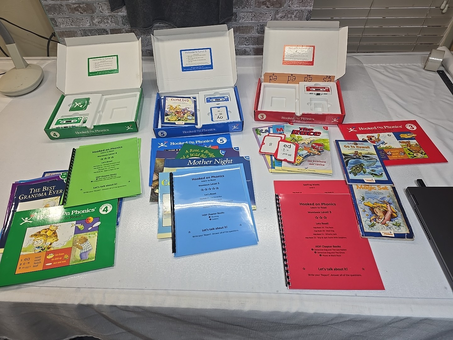 Hooked on Phonics Set Levels 3 4 5 Learn To Read Homeschool **READ DESCRIPTION**