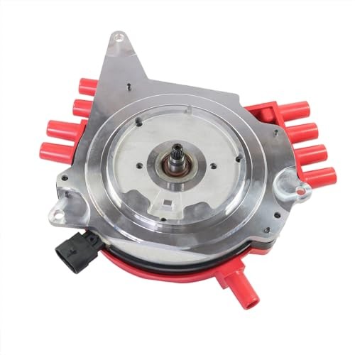 Red Ignition Distributor With Wire Harness, Cap and Rotor 10457702 Replacement