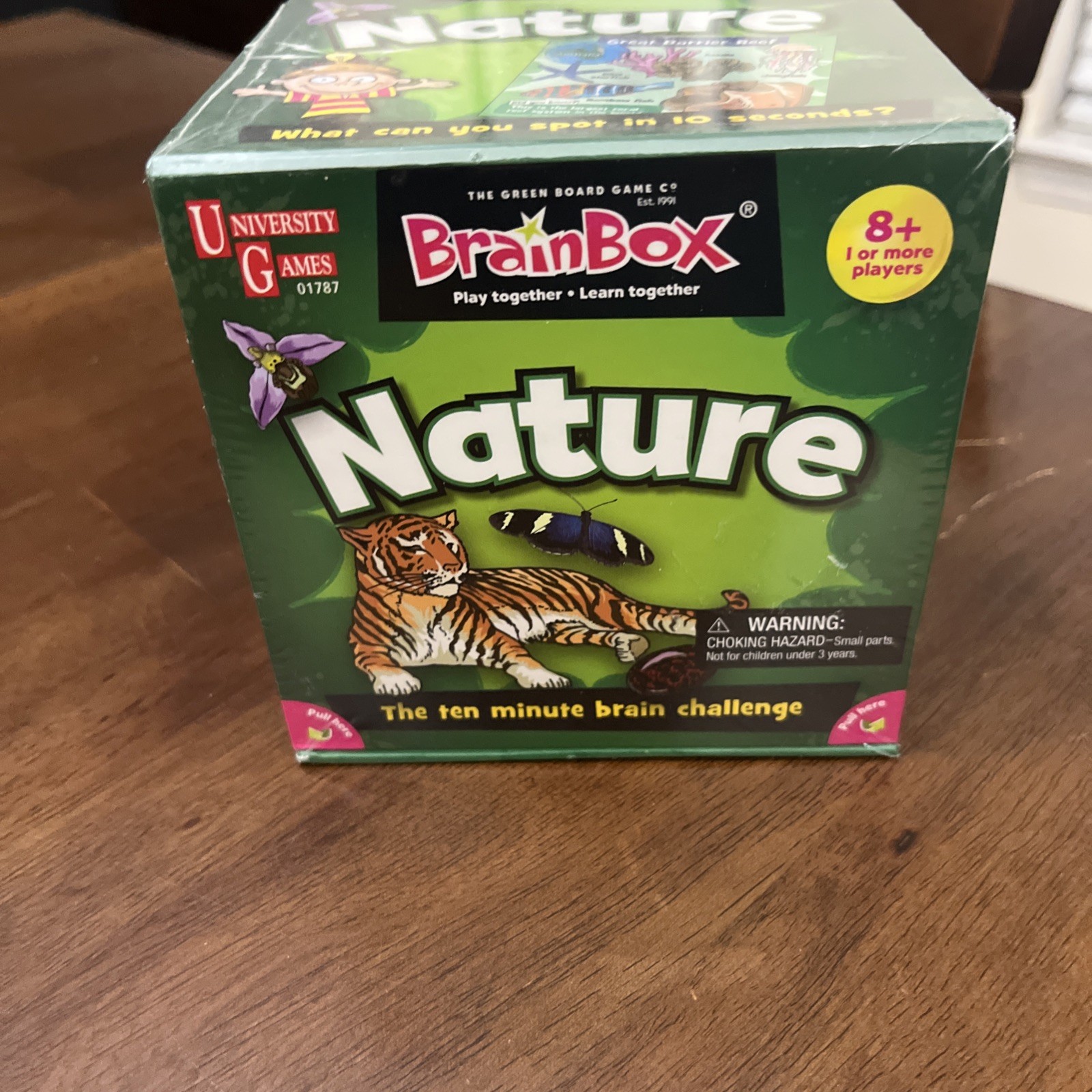University Games – BrainBox Nature Memory Challenge Game (55 CARDS) NEW