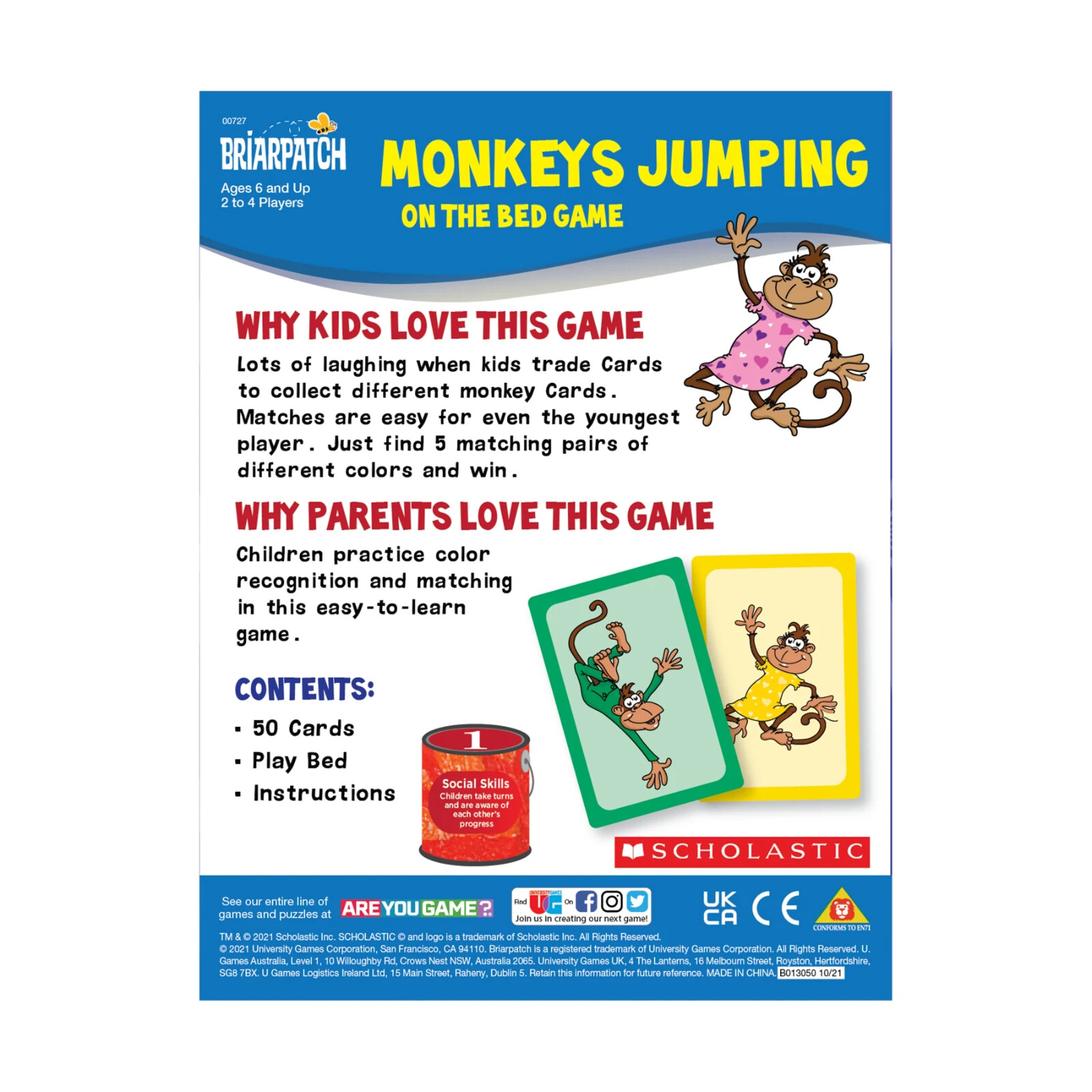Monkeys Jumping on the Bed Game by Scholastic