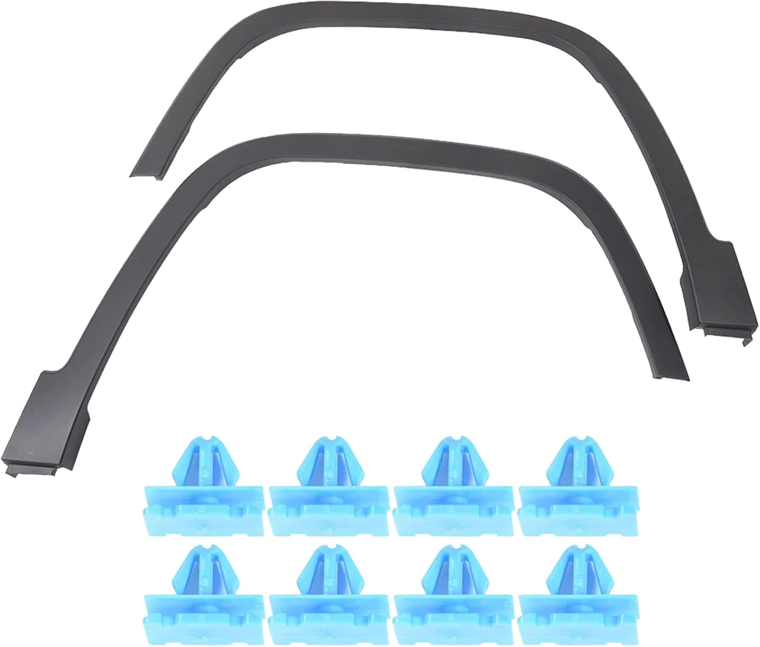 2PCS Wheel Arch Trim Flares Textured Black Front Left and Right Replacement for