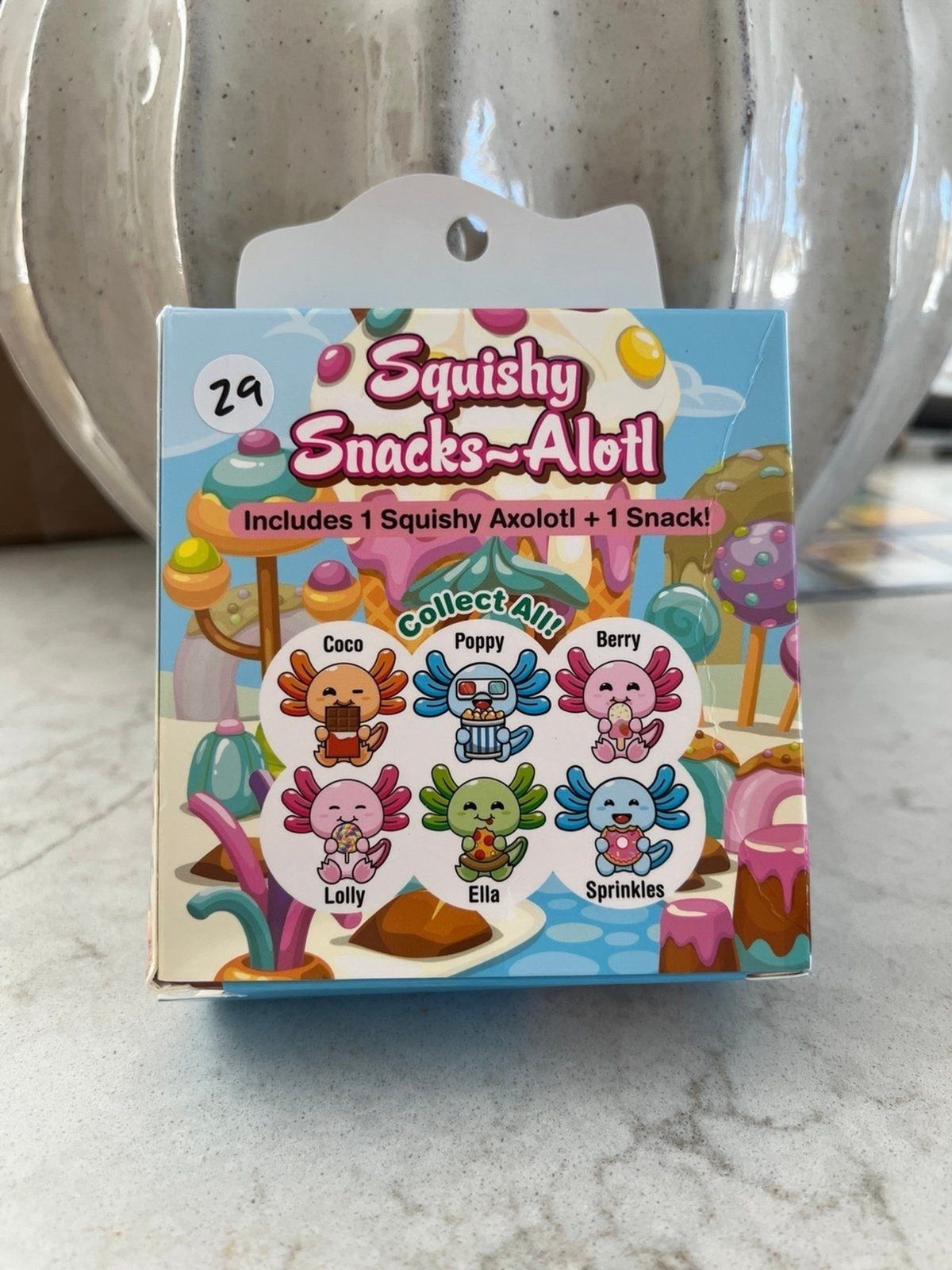 ZOrbitz Snacks Alotl Pink Squishy