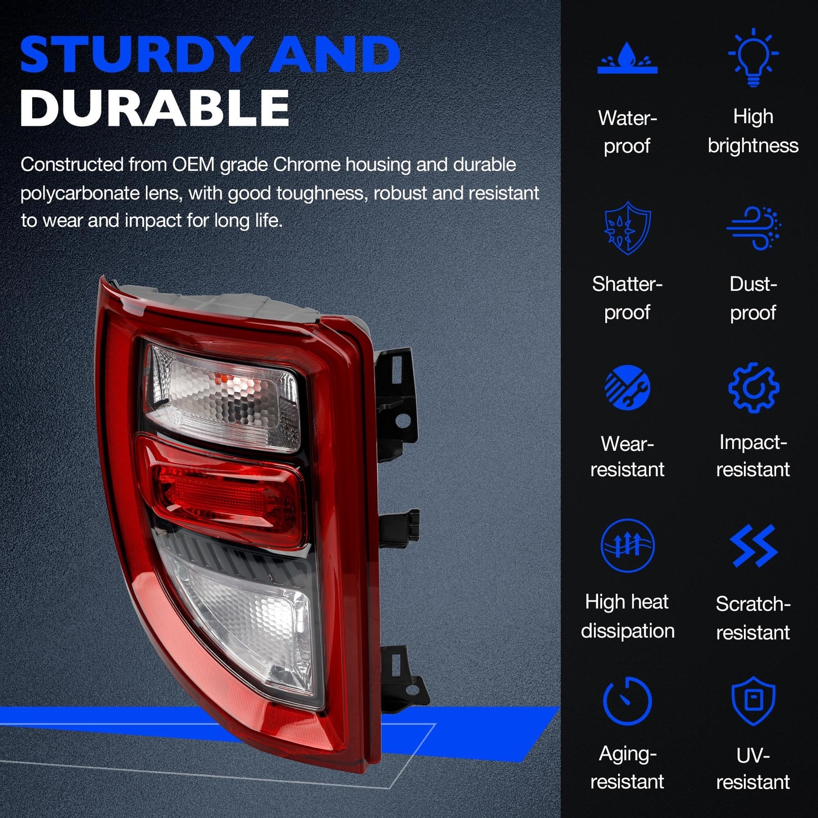 Tail Lights Compatible with 2021 2022 2023 Ford Bronco Sport – Taillights Ass…