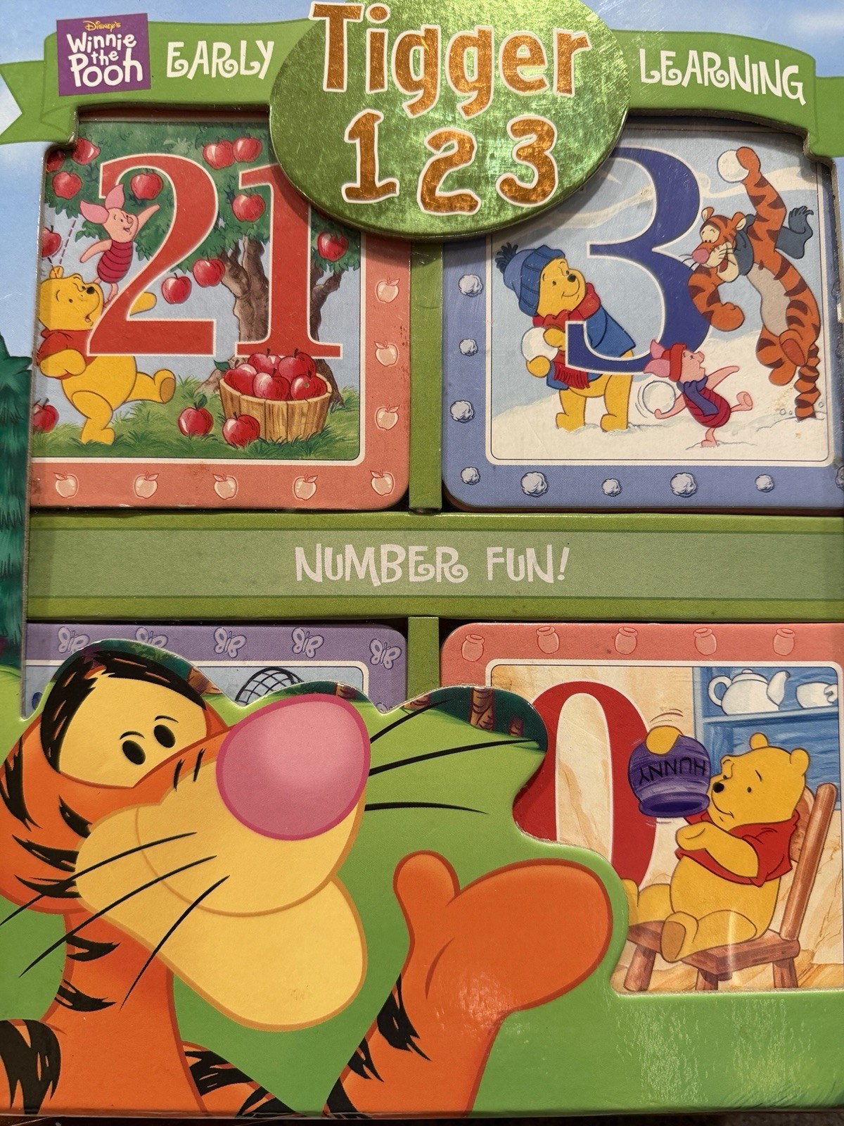Disney Winnie the Pooh & Friends Tigger 1-2-3 Numbers Fun Book Ages 3-4