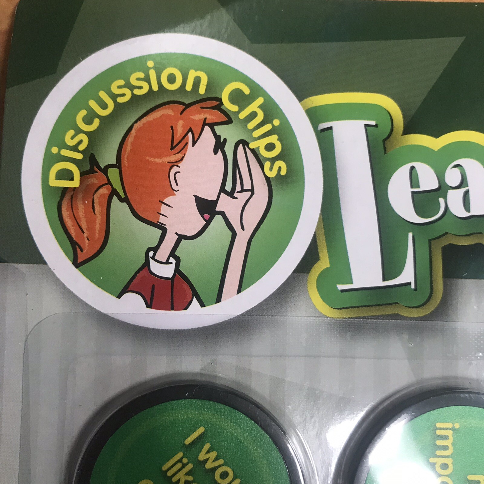 Kagan Cooperative Learning Discussion Chips Green Good For Any Subject New