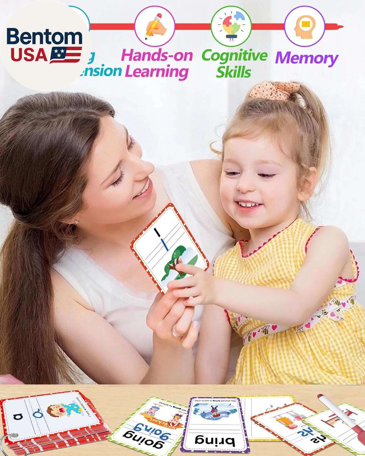 Sight Words Flash Cards Kindergarten, 250 Dolch Sight Word Writing Reading Spell