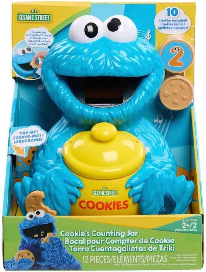 Cookie’s Counting Jar, 12-Pieces, 20+ Phrases and Sounds, Learning and Educat…