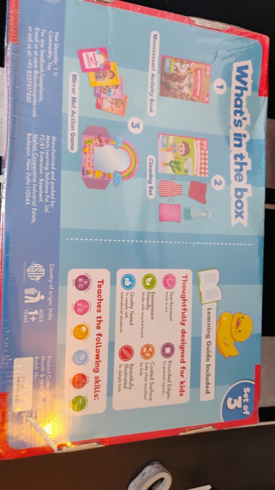 Doctor Jupiter My First Box of Montessori Learning 1- 3 Years Old