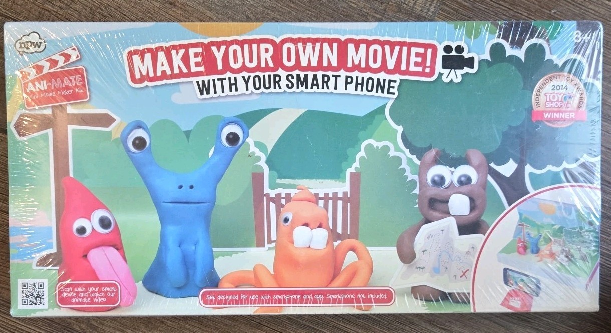 Ani-Mate Movie Maker Kit. Make Movies With Smart Phone Or Tablet Claymation