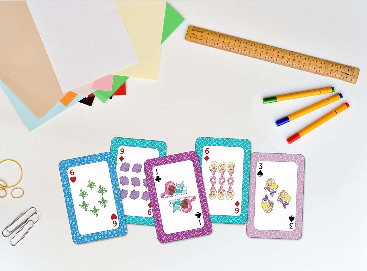 Mermaids & Underwater Playing Cards – (4-Deck X 54 Cards)