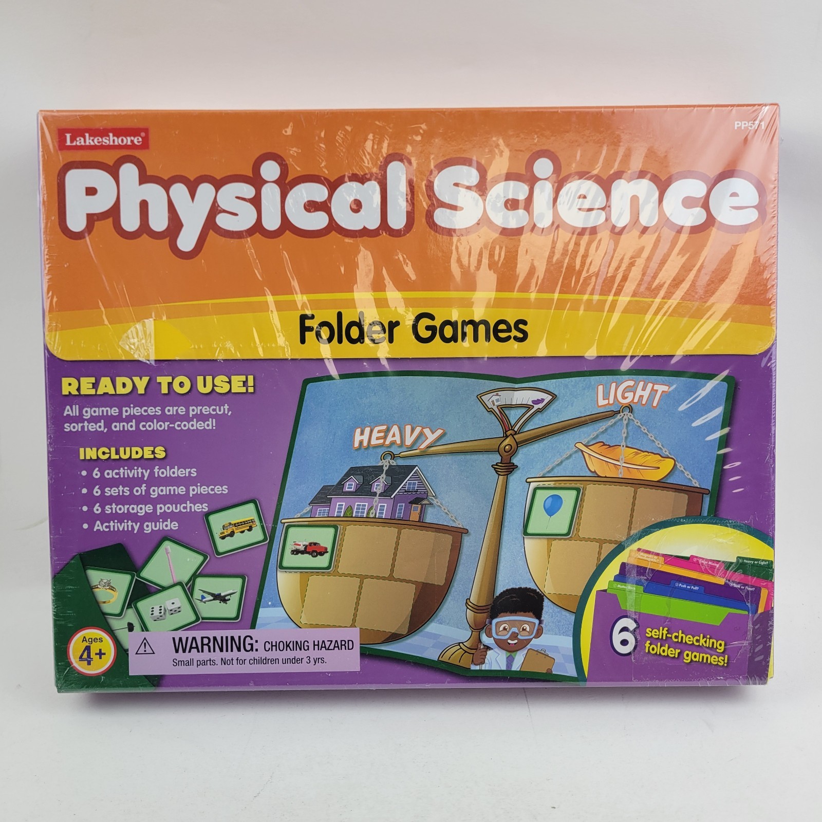 Lakeshore Physical Science Folder Game Age 4+. PP571. Learning/Science