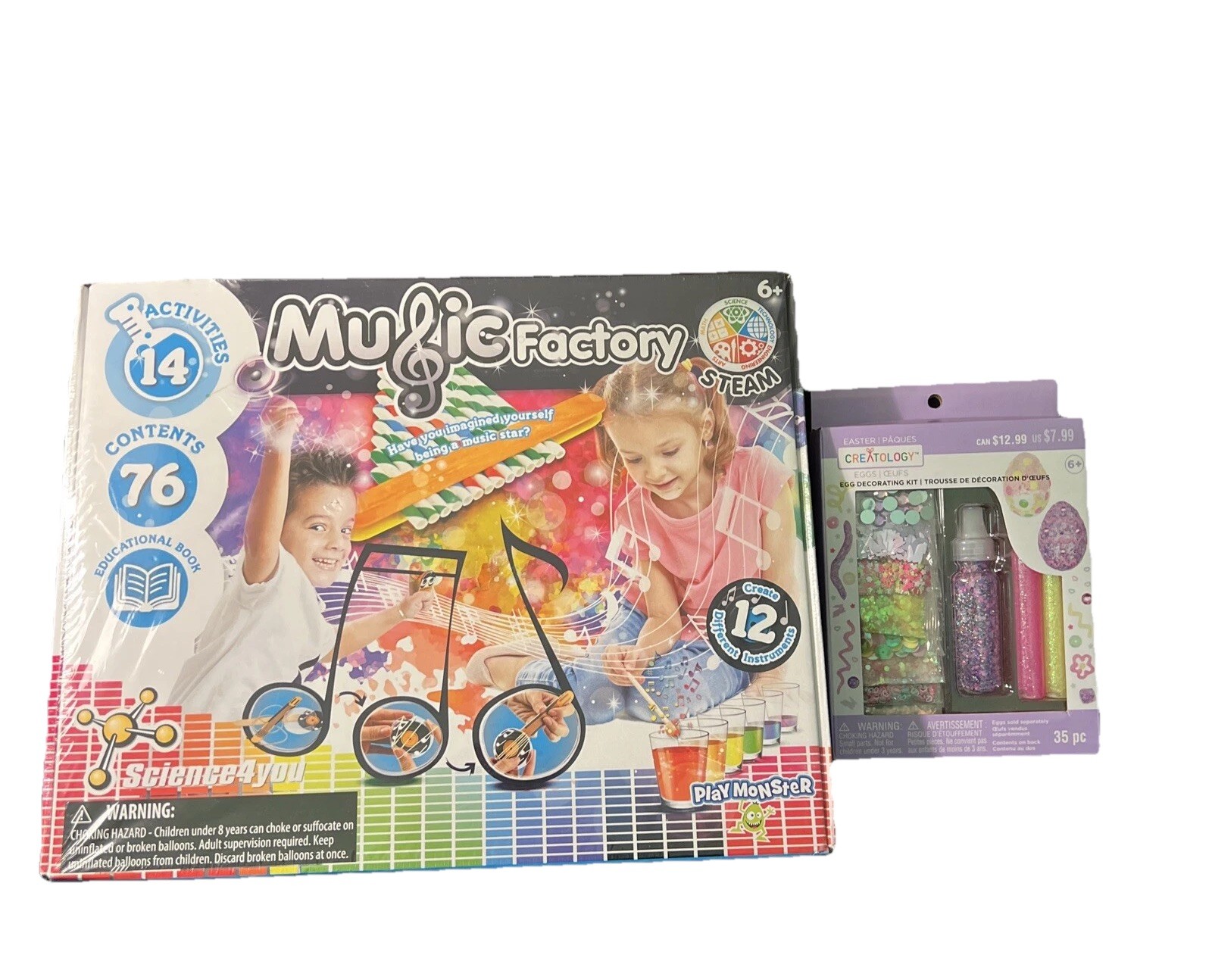 PlayMonster Music Factory Science Kit – 14 Activities to Construct & Play 2pk