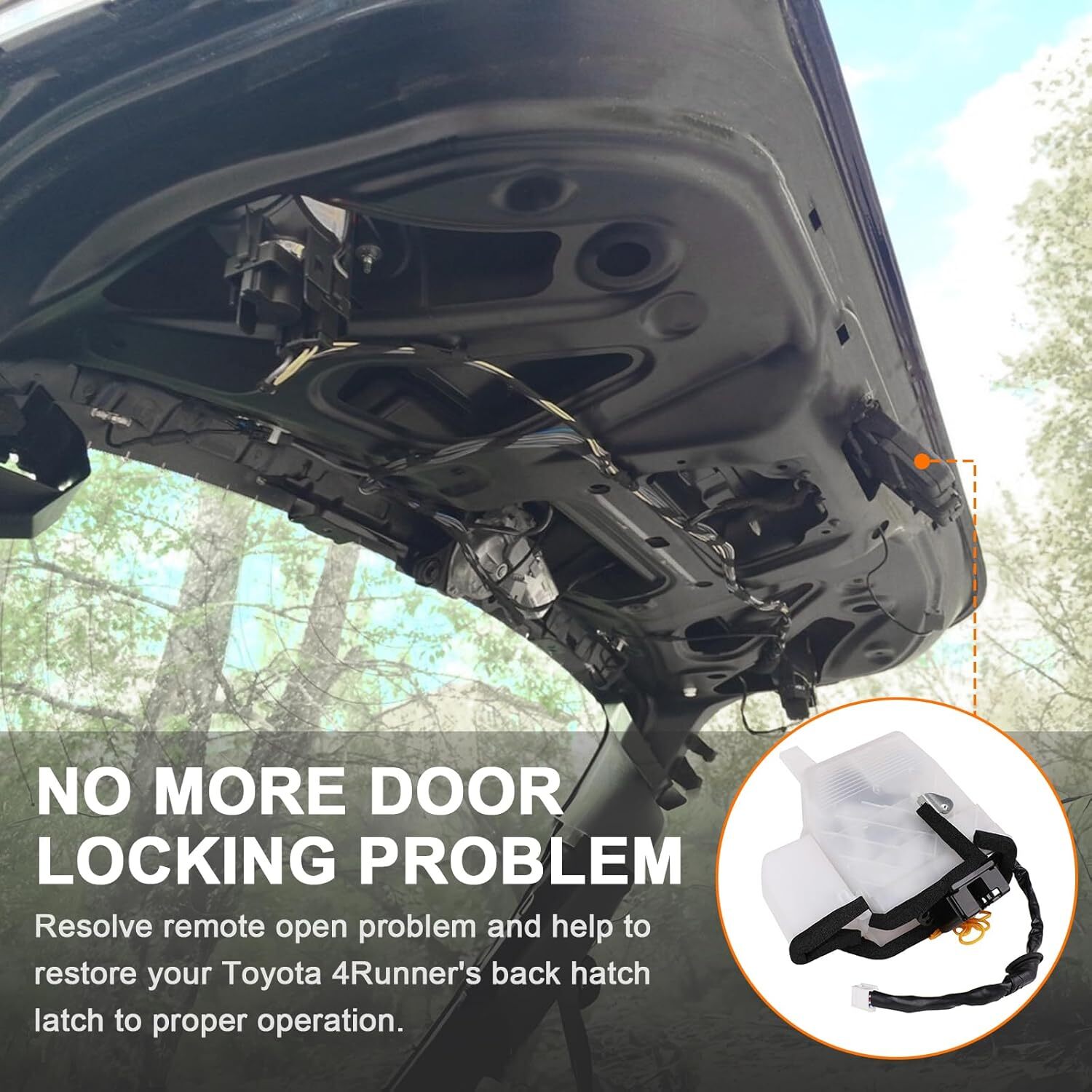 Rear Hatch Latch Actuator for Toyota 4Runner 2003-2009 Back Door Lock Assembly